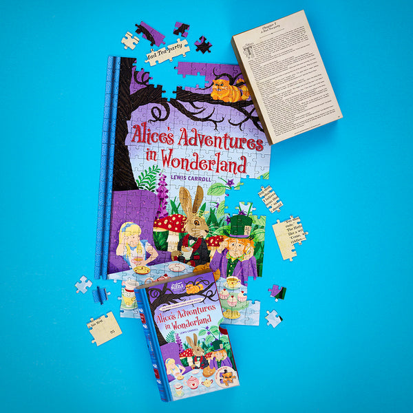 Alice In Wonderland – 252 Piece Double-Sided Jigsaw