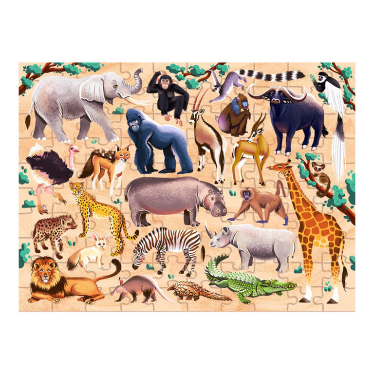 Παζλ Junior Jigsaw Explore 24: African Animals
