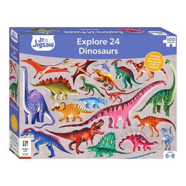 Παζλ Junior Jigsaw Explore 24: Dinosaurs