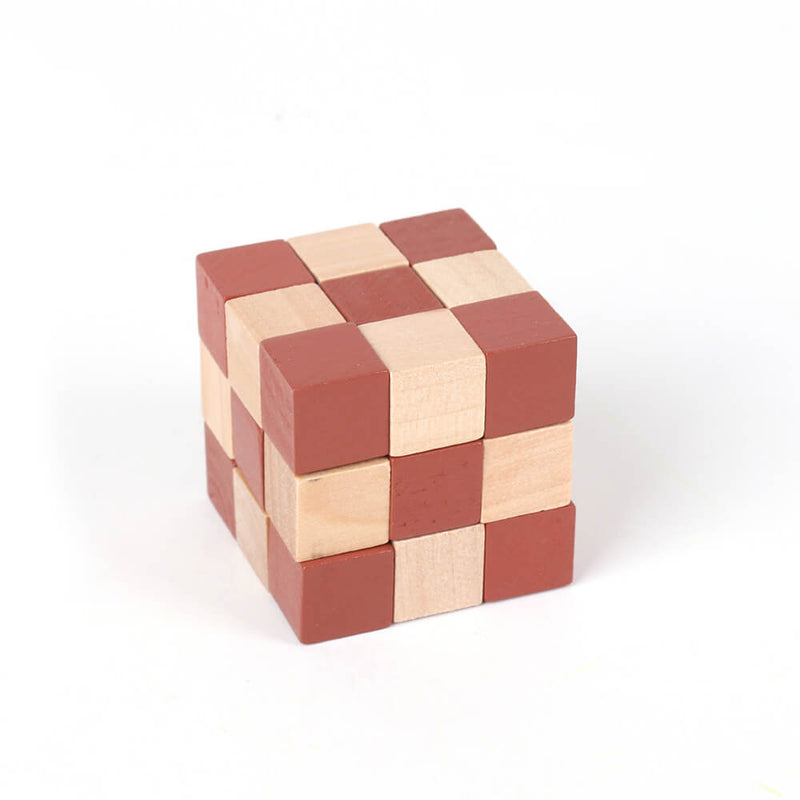 Mensa Wooden Cube Puzzle
