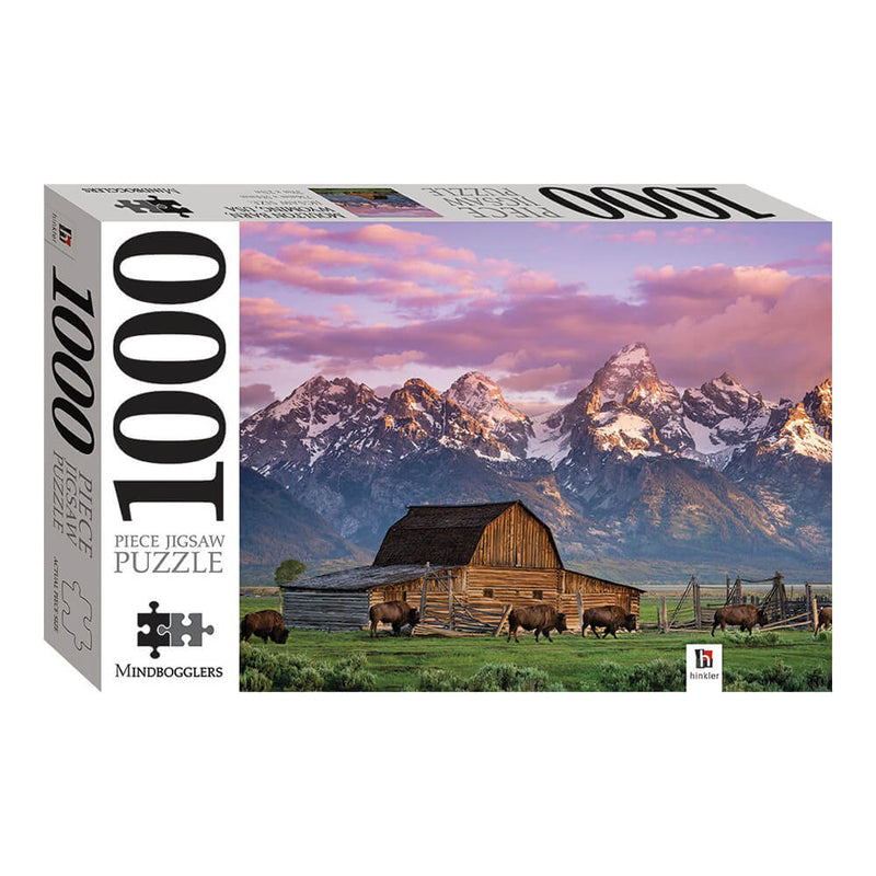 Hinkler Moultan Barn, Wyoming USA Παζλ 1000 τεμαχίων