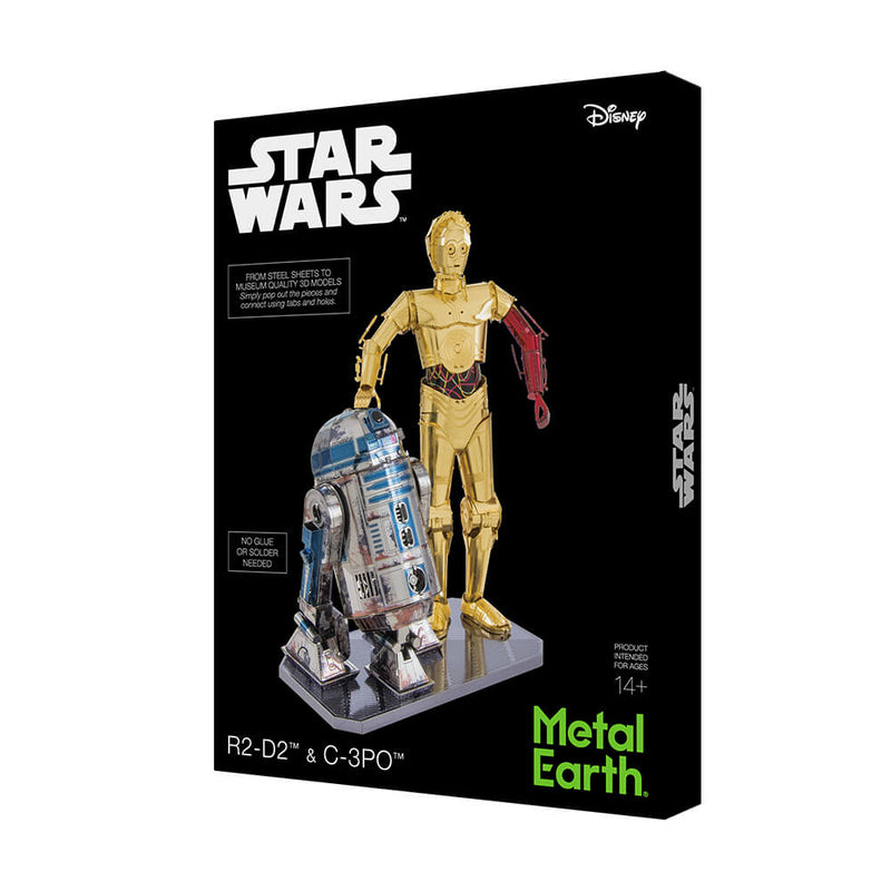 Metal Earth Star Wars C-3PO and R2-D2 Deluxe Set (4,5φ)