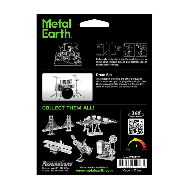 Metal Earth Drum Set (2φ)
