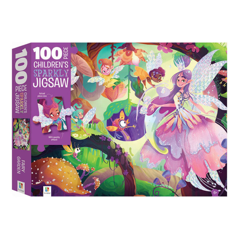 Touch and Feel: Fairy Garden Holographic 100 Piece Jigsaw