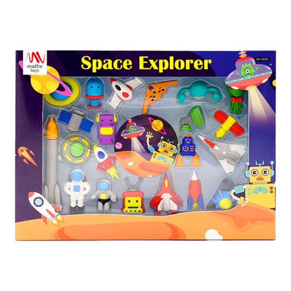 Σχολικό Σετ Με Γόμες - Space Explorer
