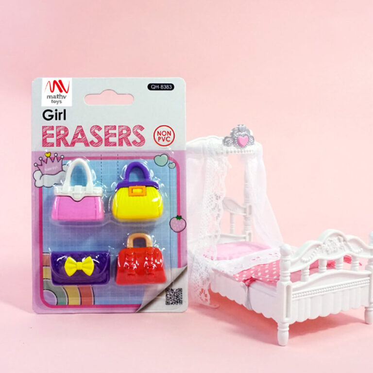 Σετ Σχολικές Γόμες - Fancy Eraser Set: Girl Going Out