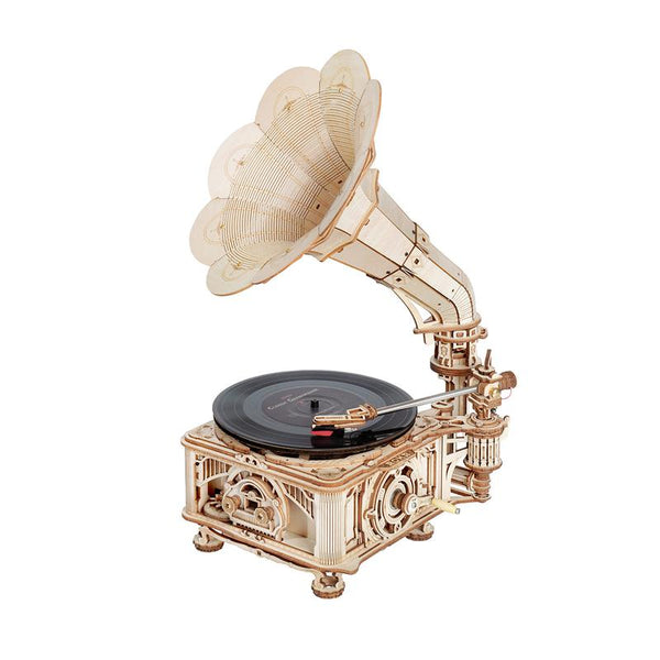 Robotime 3D Ξύλινη Κατασκευή Classical Gramophone