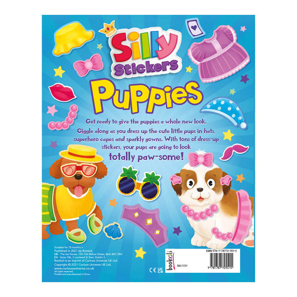 Hinkler Βιβλίο με αυτοκόλλητα Silly Stickers: Puppies