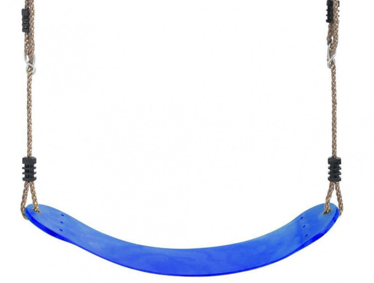 Swing King Κούνια Κάθισμα Κρεμαστή Εύκαμπτη Αντοχής 'Μπλε' 66x14