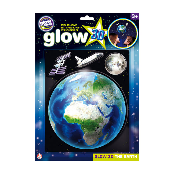 Brainstorm Toys Αυτοκόλλητη Γη 3D Glow (SX.20.300.0033)