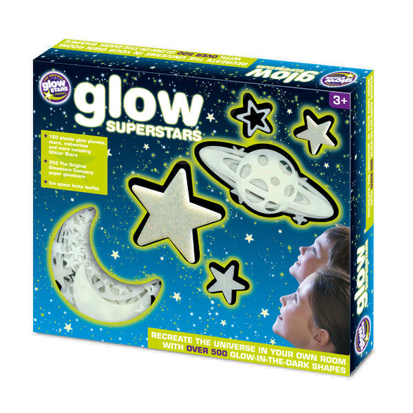 Brainstorm Toys Φωσφορίζοντα Αστεράκια Glow Superstars (SX.20.300.0035)