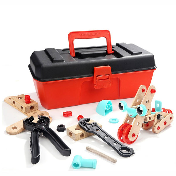 Top Bright  Βαλιτσάκι Εργαλείων Take-Along Tool Kit Toy από Ξύλο