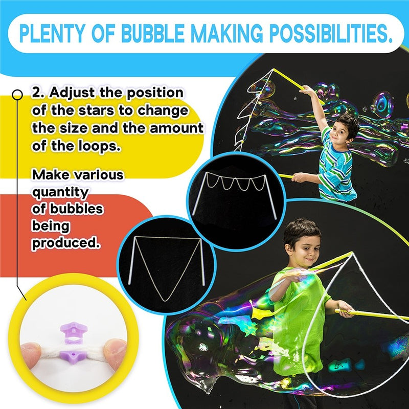 Uncle Bubble Wizard Tri-String Bubble