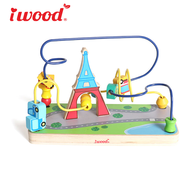 iwood Ξύλινο Παιχνίδι Δραστηριοτήτων Προγραφής Eiffel Tower