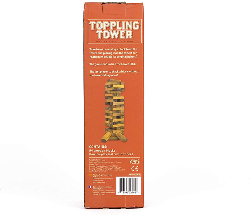 Professor Puzzle Toppling Tower- Πύργος ισορροπίας με τουβλάκια (Jenga)