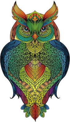 Rainbow Wooden Puzzle – Owl