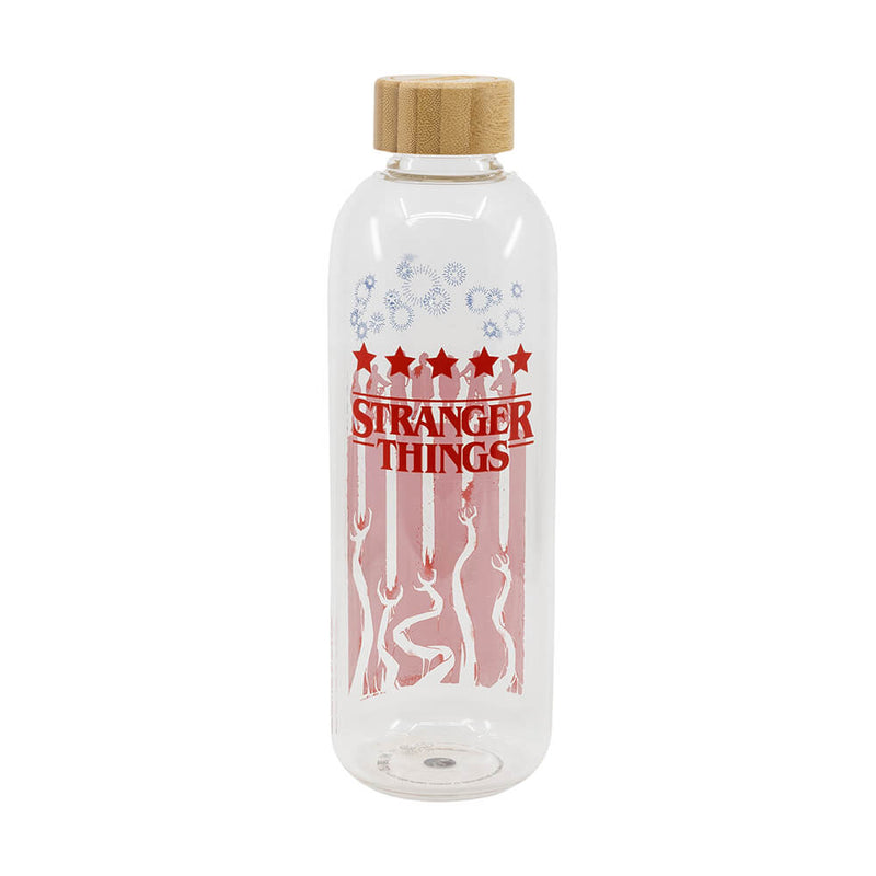 Stor Stranger Things Μπουκάλι Νερού Γυάλινο με Βιδωτό Καπάκι Διάφανο 1030ml