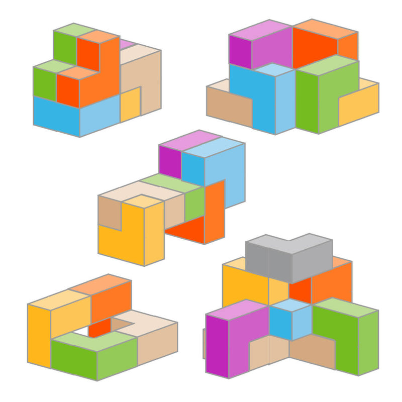 MWSJ 3D Cube Blocks